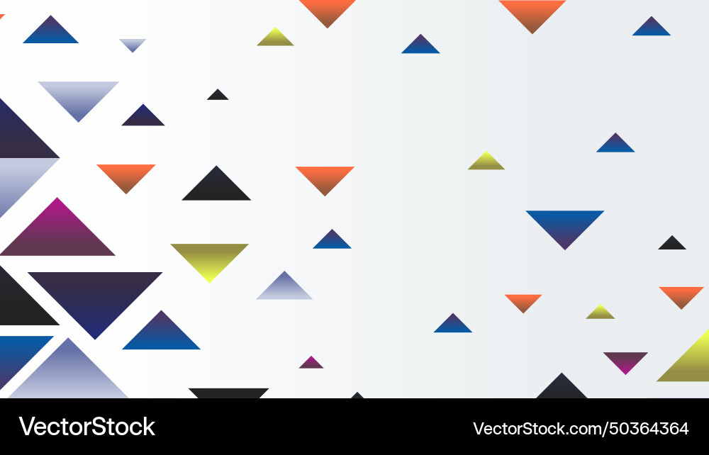 Abstract geometric shapes background with triangle Abstract geometric shapes background with triangle Vector Image