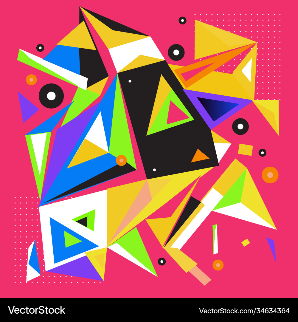 Abstract modern triangles background pattern Abstract modern triangles background pattern vector image