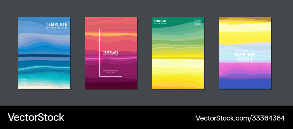 Artistic covers or poster design creative colours Artistic covers or poster design creative colours vector image