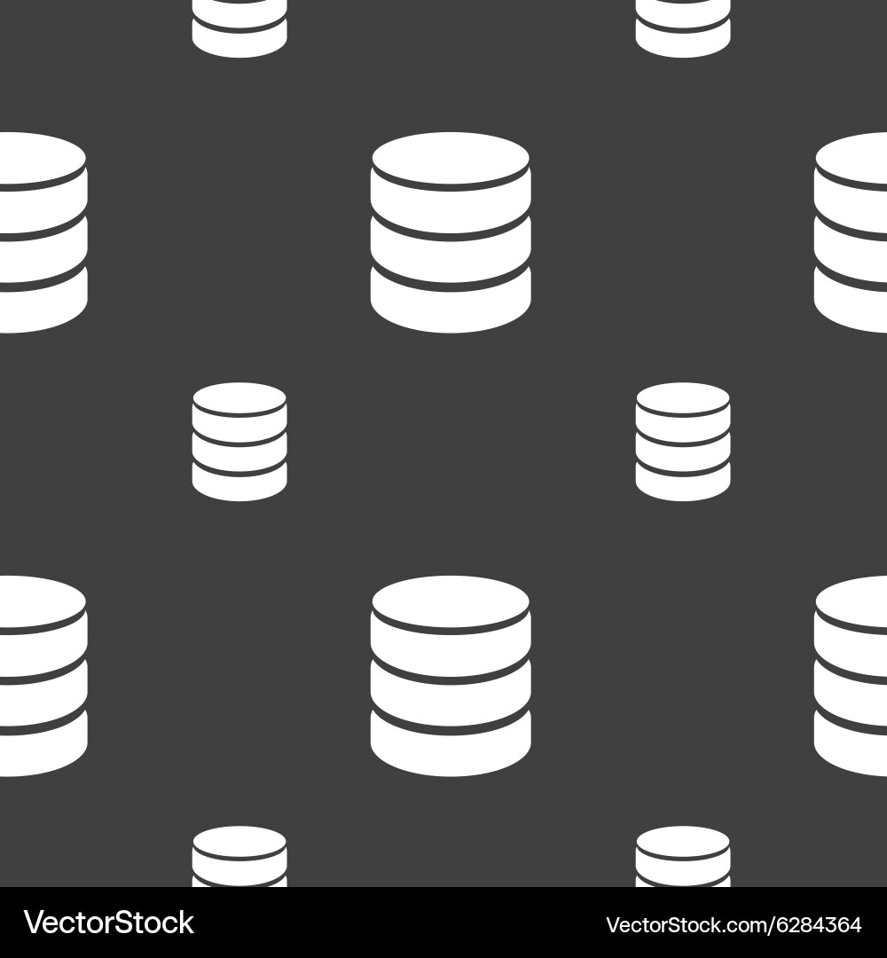 Hard disk and database sign icon flash drive stick vector image
