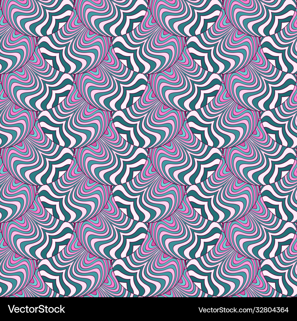 Waves background with distortion effect Vector Image