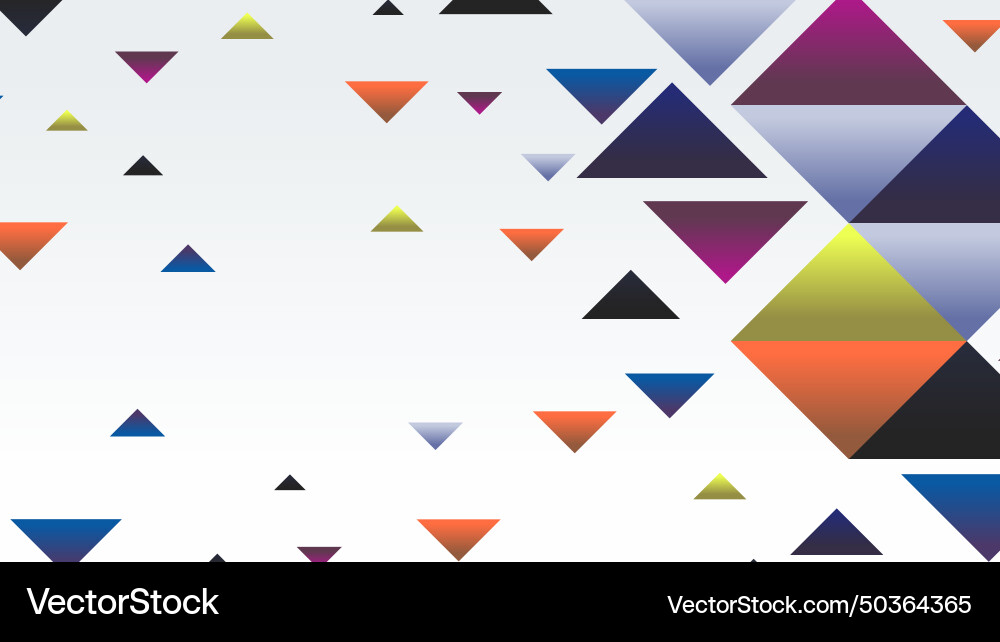 Abstract geometric shapes background with triangle Abstract geometric shapes background with triangle Vector Image