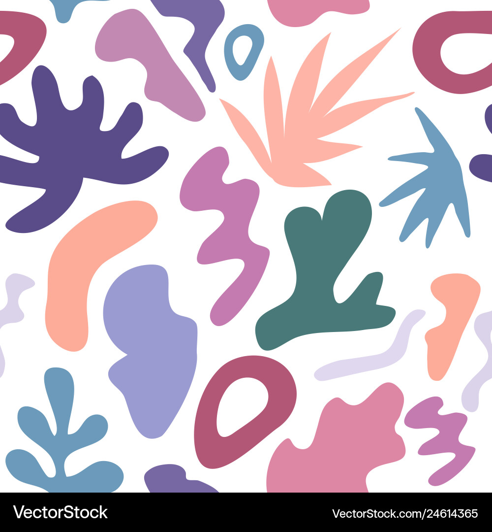 Abstract seamless pattern with colorful patches Vector Image