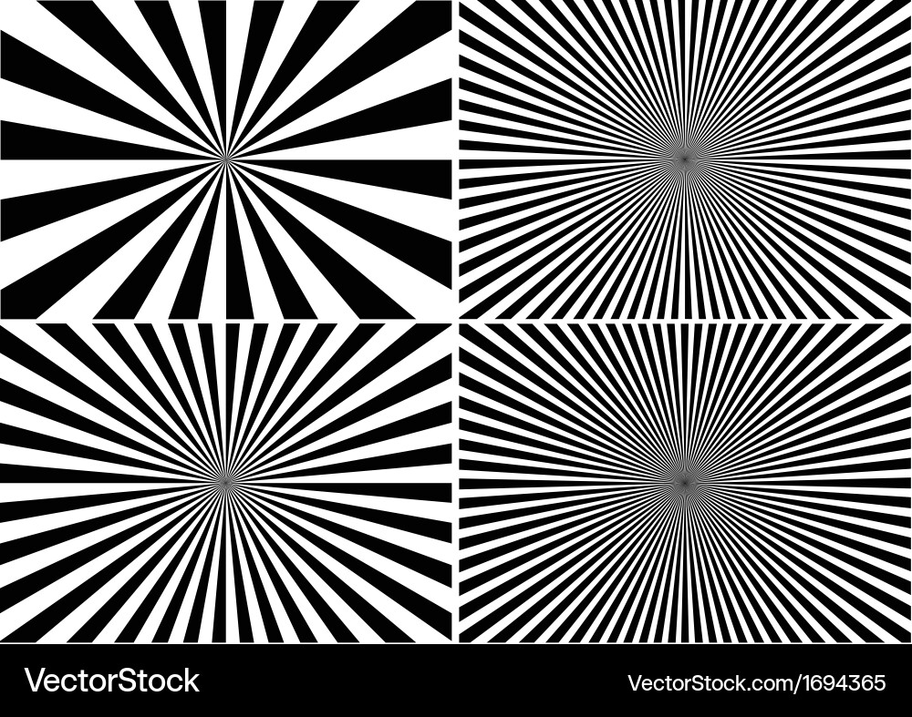 Dynamic Ray Pattern vector image