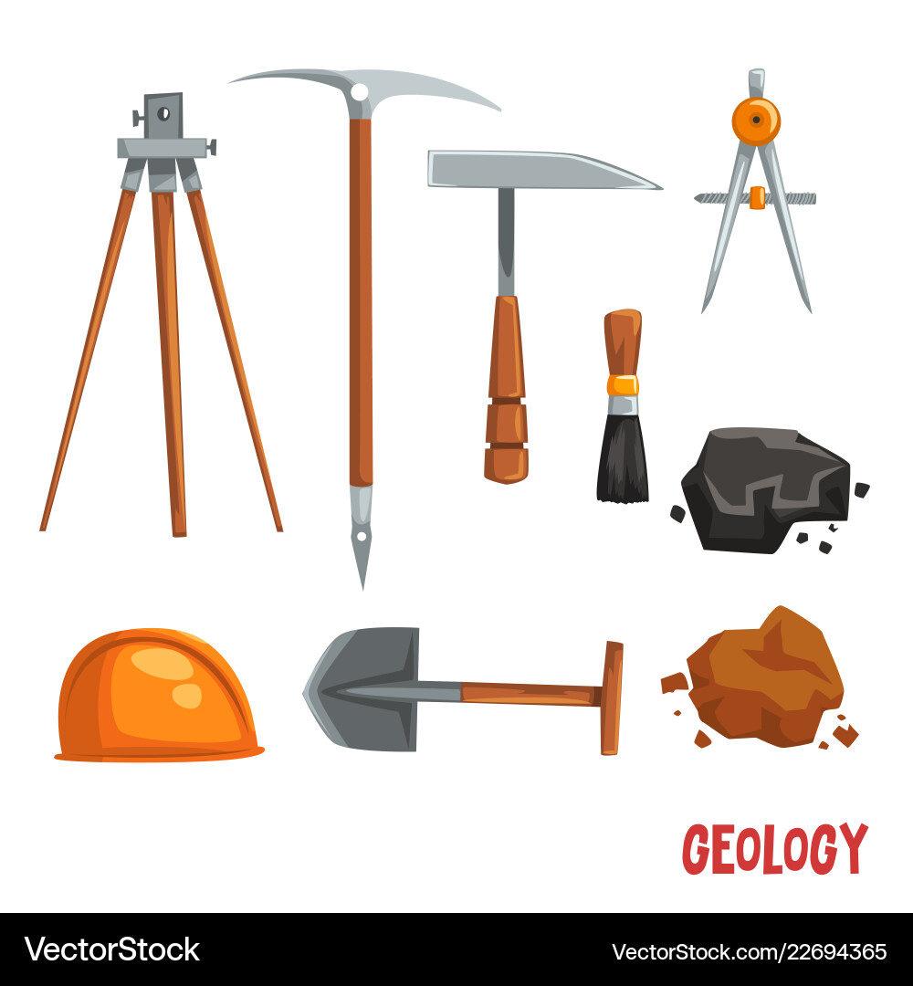 Geological or mining industry equipment geodetic Geological or mining industry equipment geodetic vector image