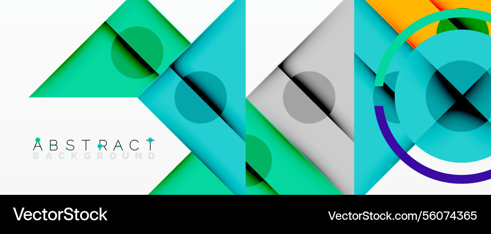 Geometric abstract design with layered triangles Geometric abstract design with layered triangles Vector Image
