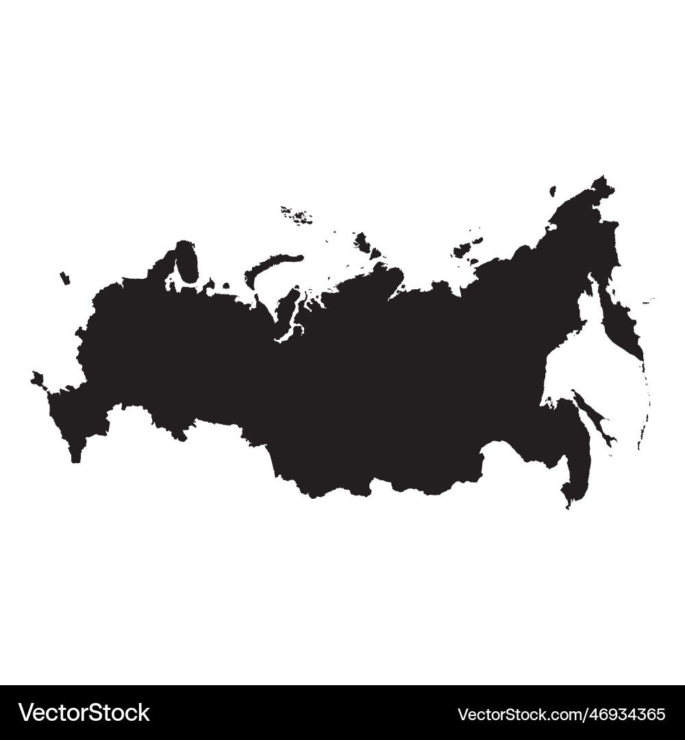 High detailed map russia new 2023 Royalty Free Vector Image