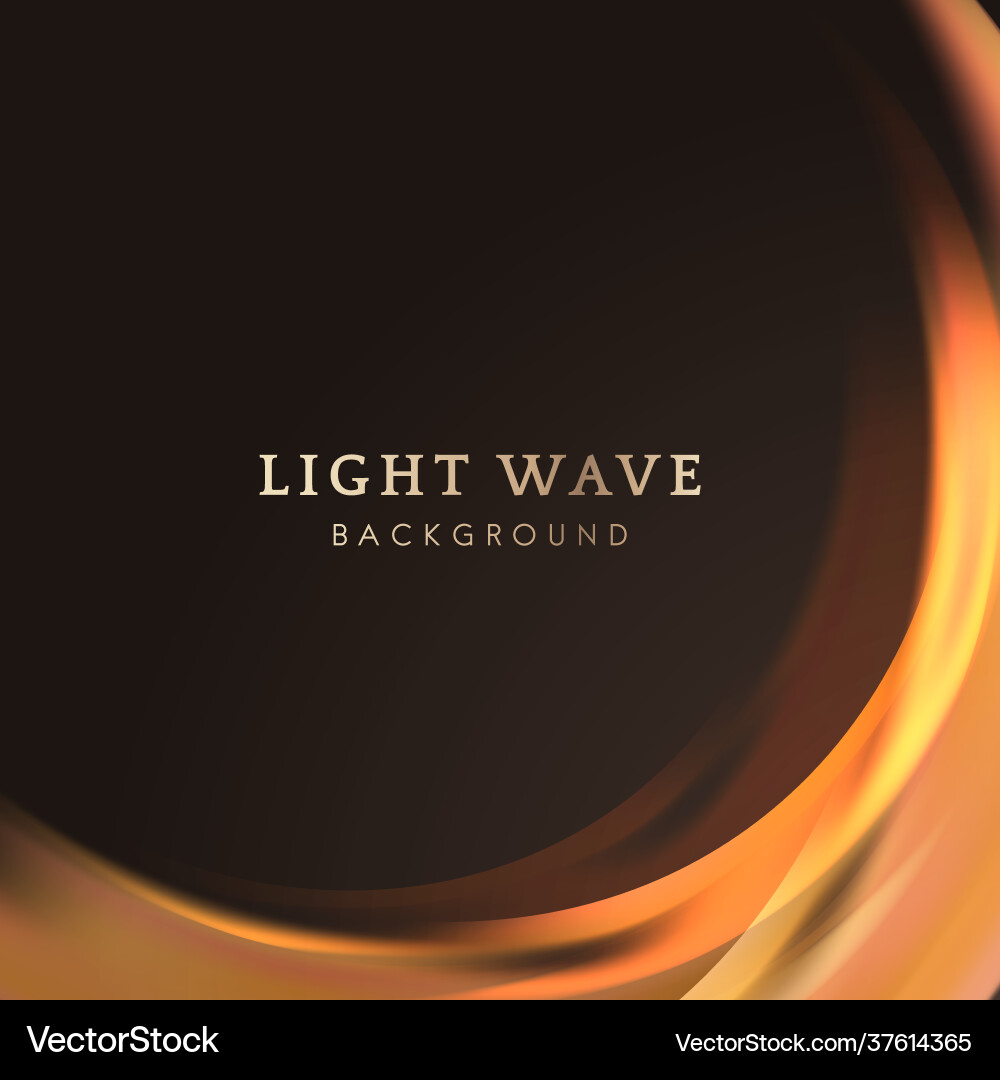 Light wave border background Vector Image