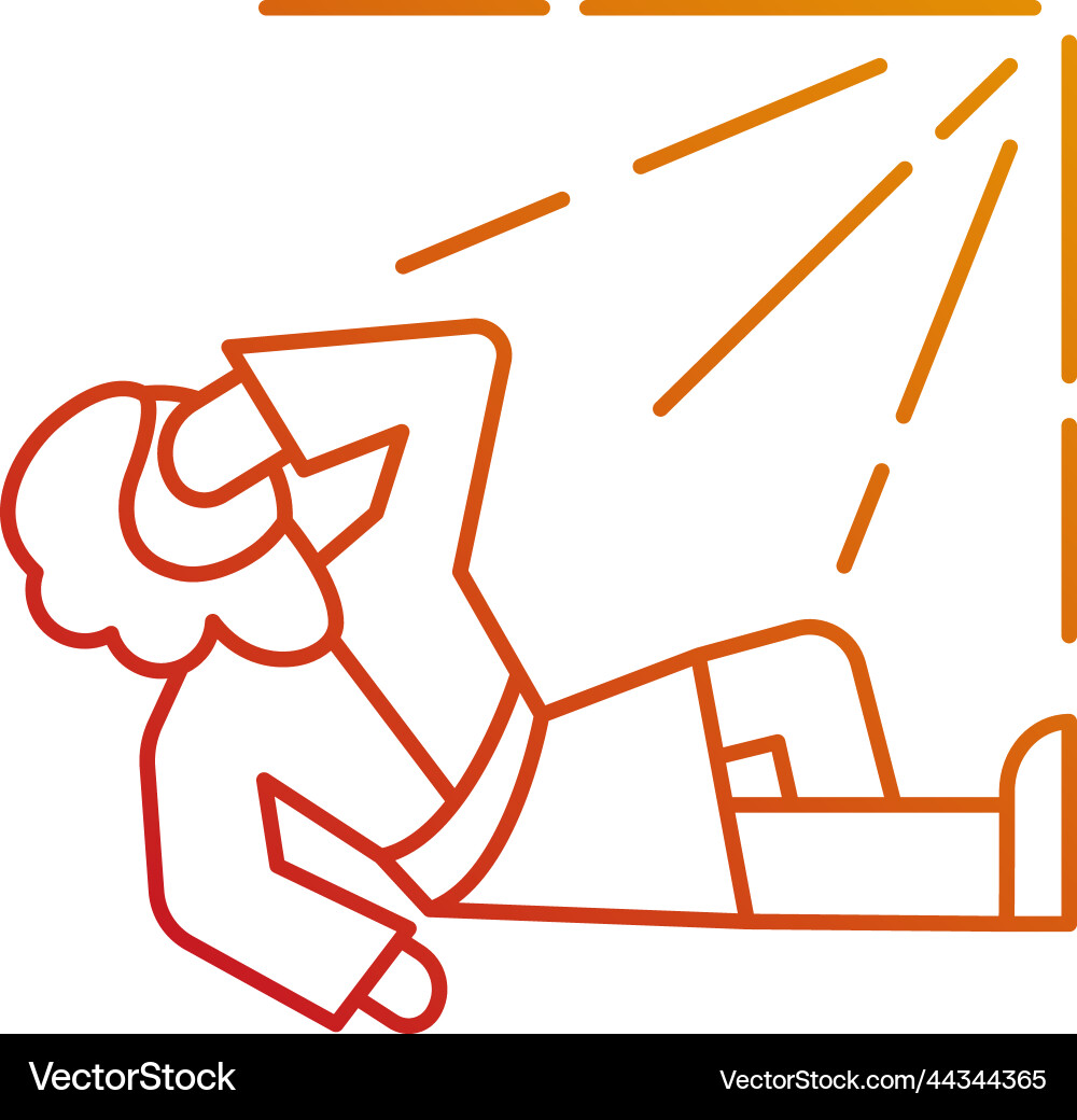 Paul conversion gradient linear icon Paul conversion gradient linear icon Vector Image