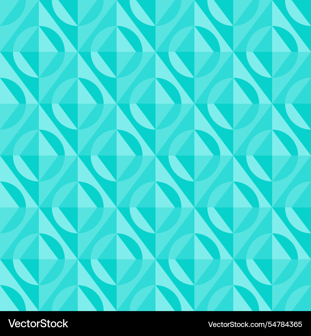 Seamless geometric pattern with interlocking vector image