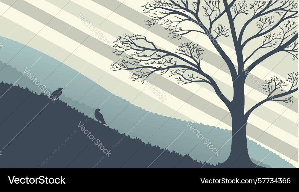Abstract geometric pattern creating an of depth vector image