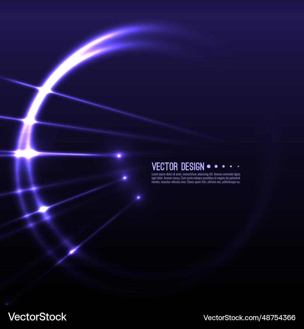Blue Particle Burst Vector Image