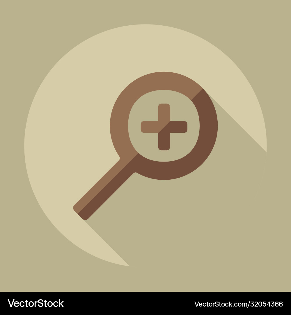 Flat modern design with shadow icon player vector image