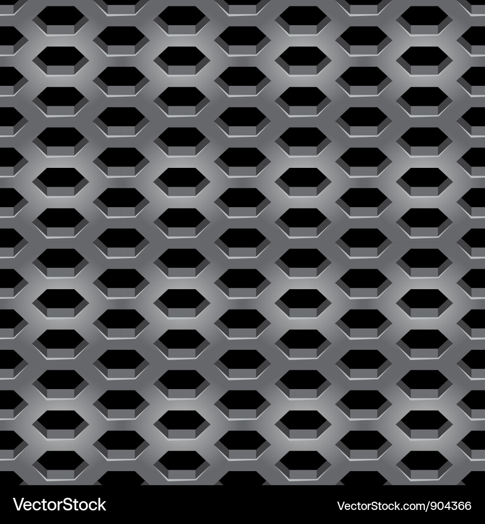 Metallic Grid Pattern vector image