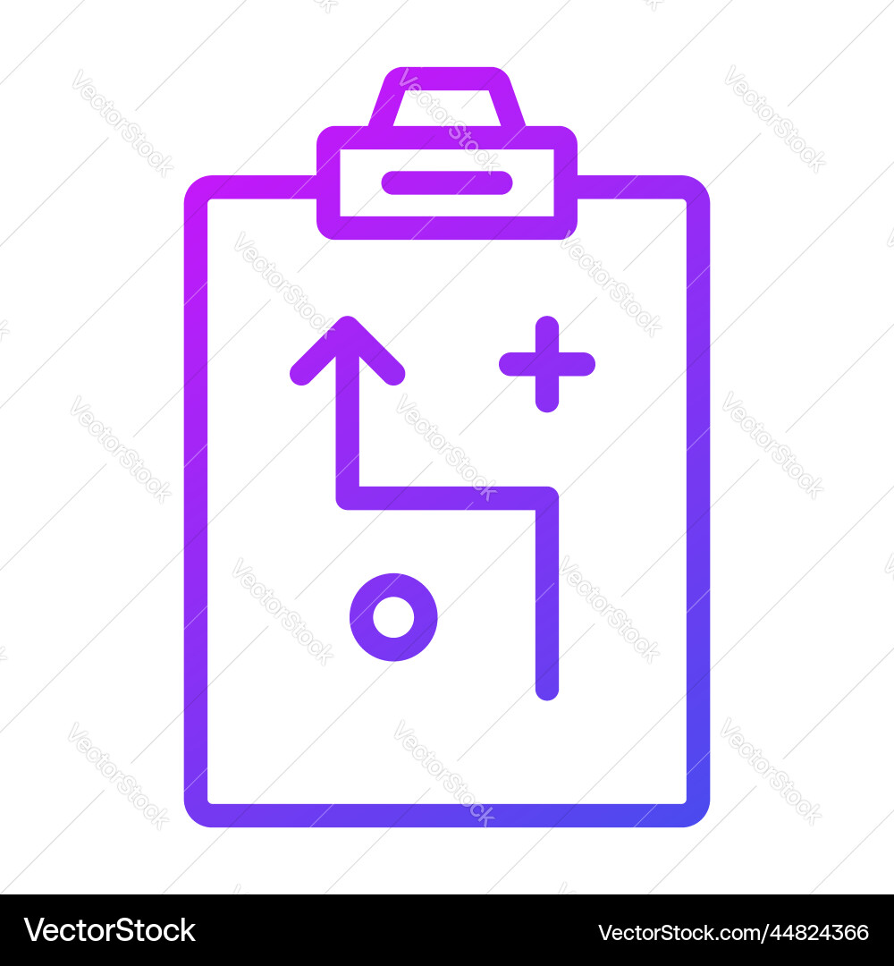 Planning icon user interface as a simple sign Vector Image