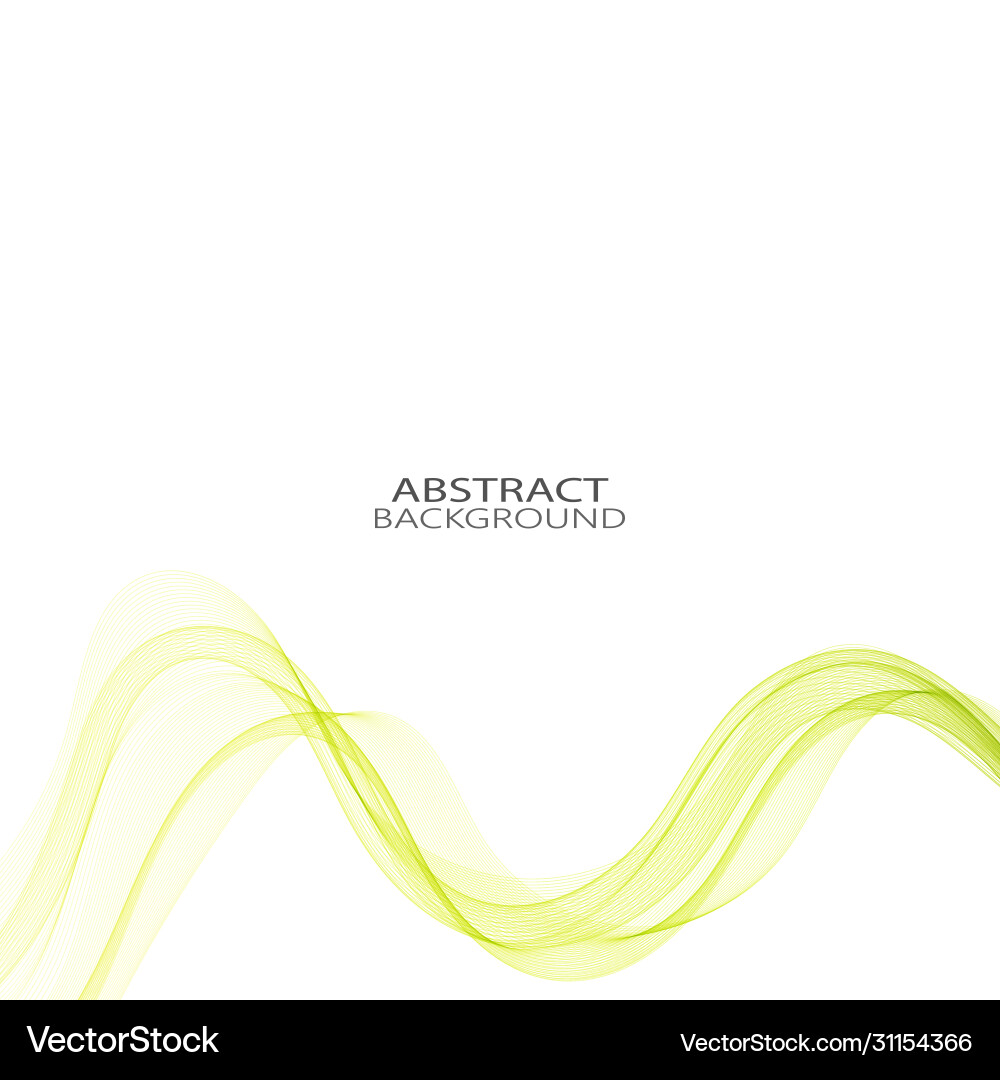 Smooth Wave Abstract Background vector image