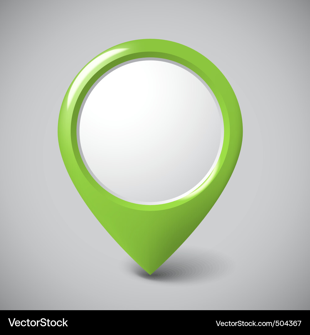 3D Pointer Icon vector image