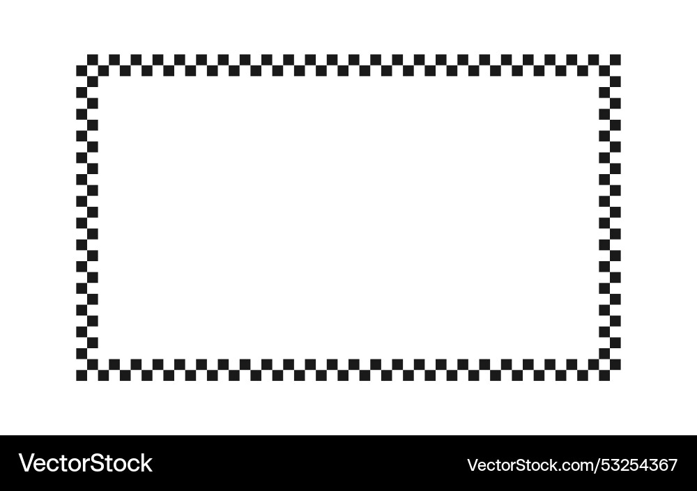 Checkerboard Race Pattern vector image