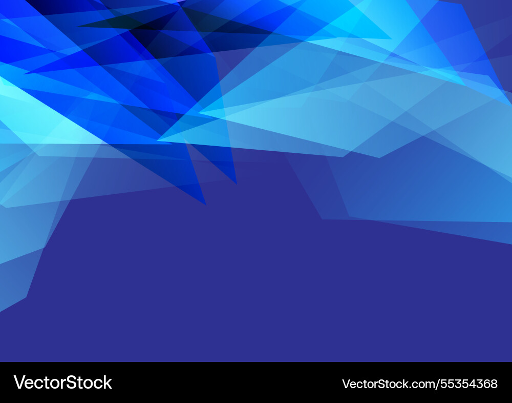 Abstract background with polygon fractal design vector image