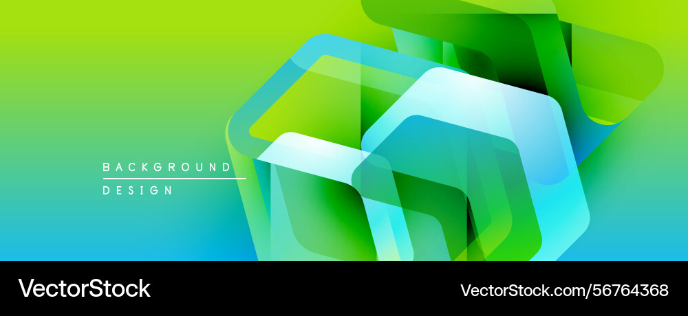Abstract geometric shapes overlap creating Abstract geometric shapes overlap creating Vector Image