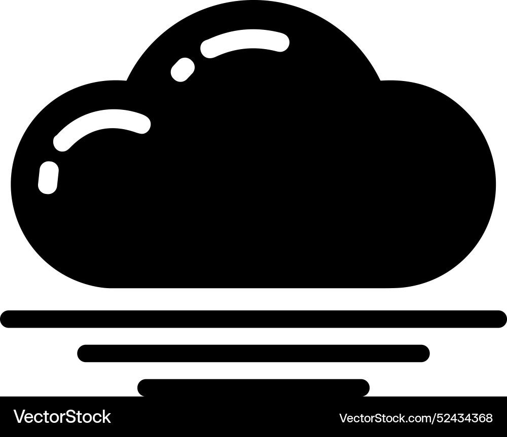 Cloud storage icon symbol image of the database Cloud storage icon symbol image of the database Vector Image