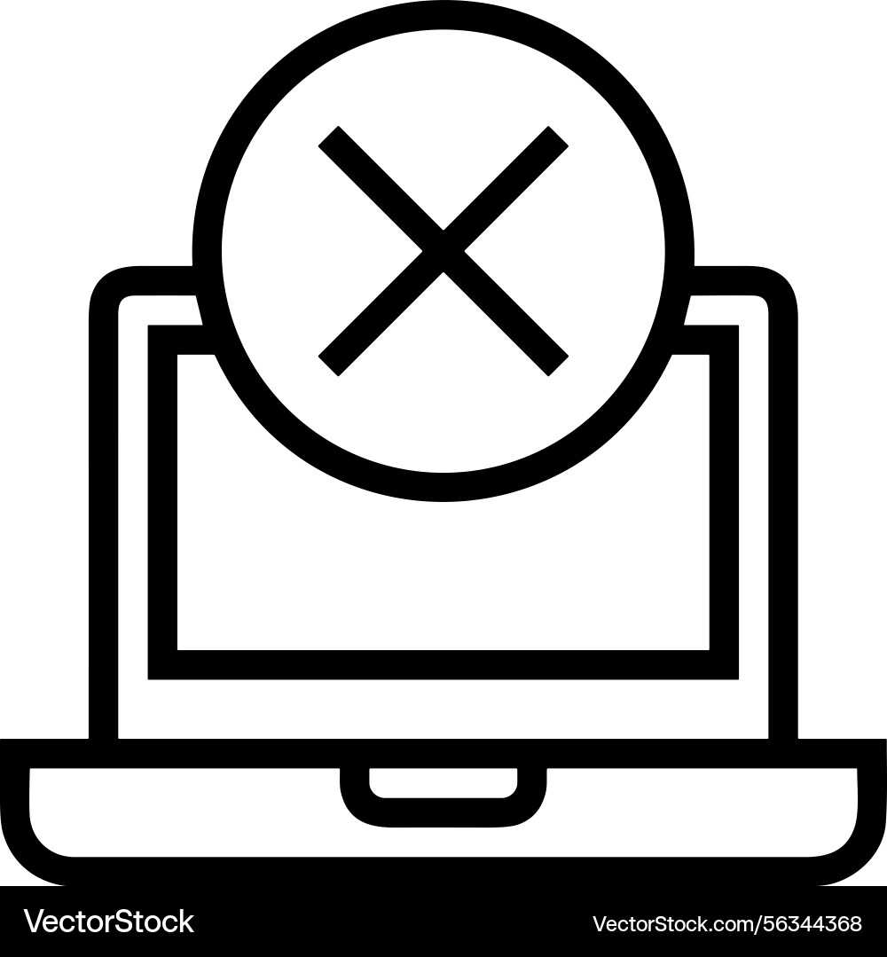 Computer icon symbol image Vector Image