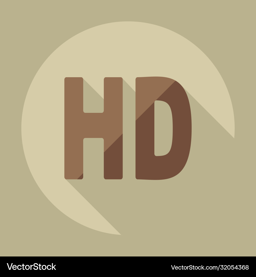 Flat modern design with shadow icon player vector image