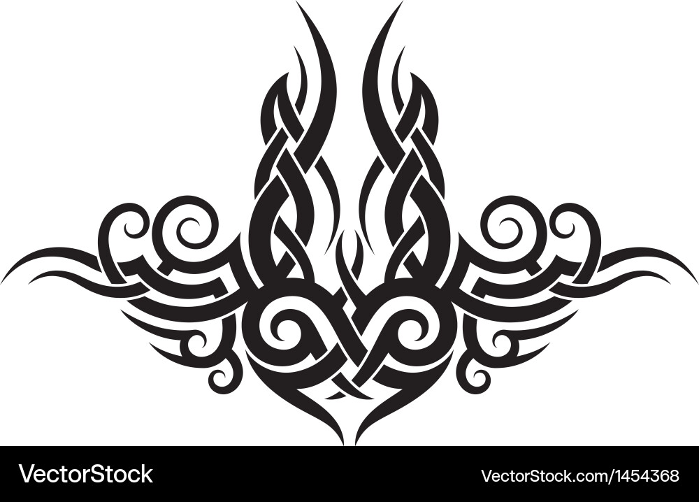 Intricate Maori Knot Tattoo Vector Image
