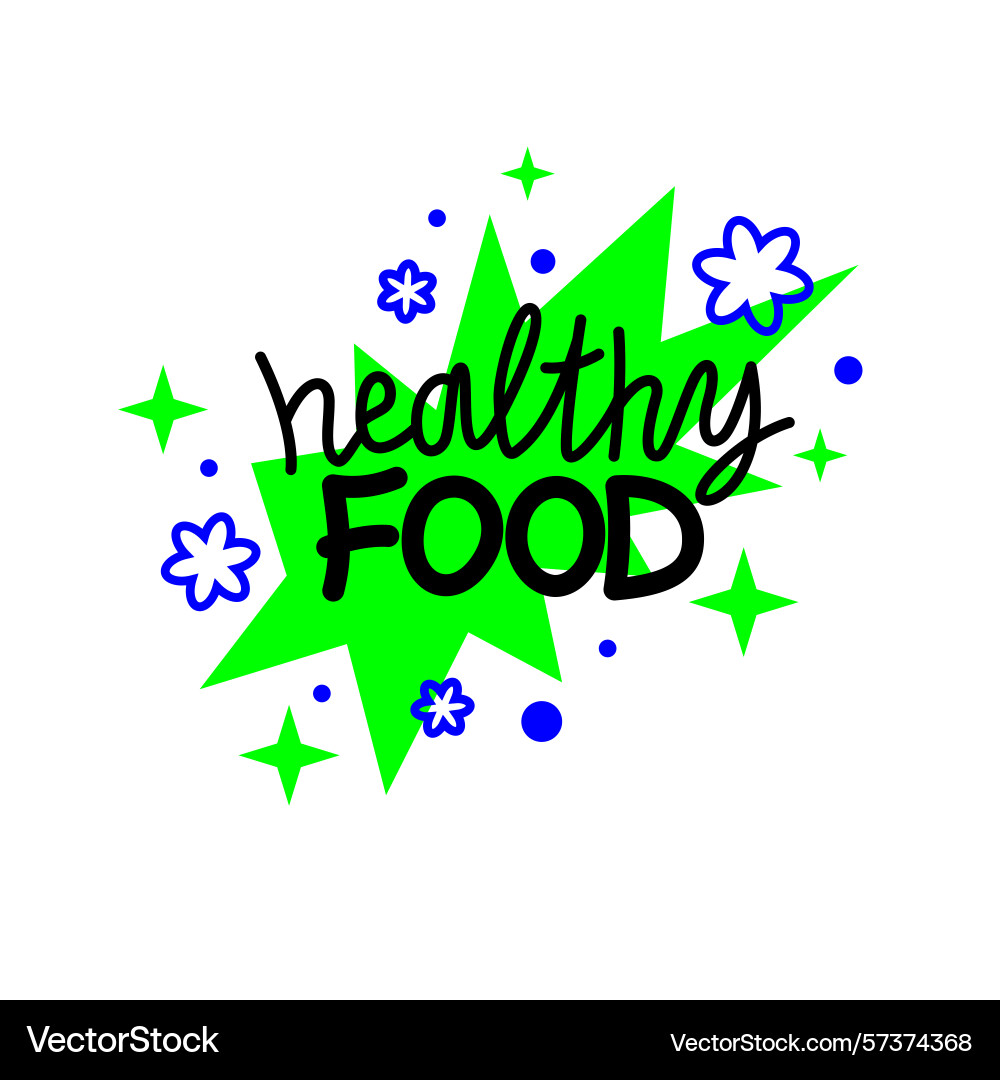 Isolated image on a background graphics healthy vector image