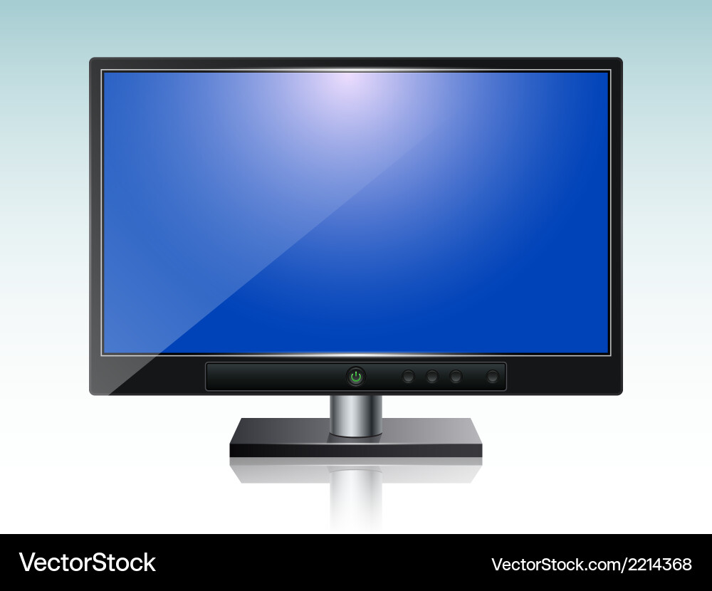 Modern computer monitor Vector Image