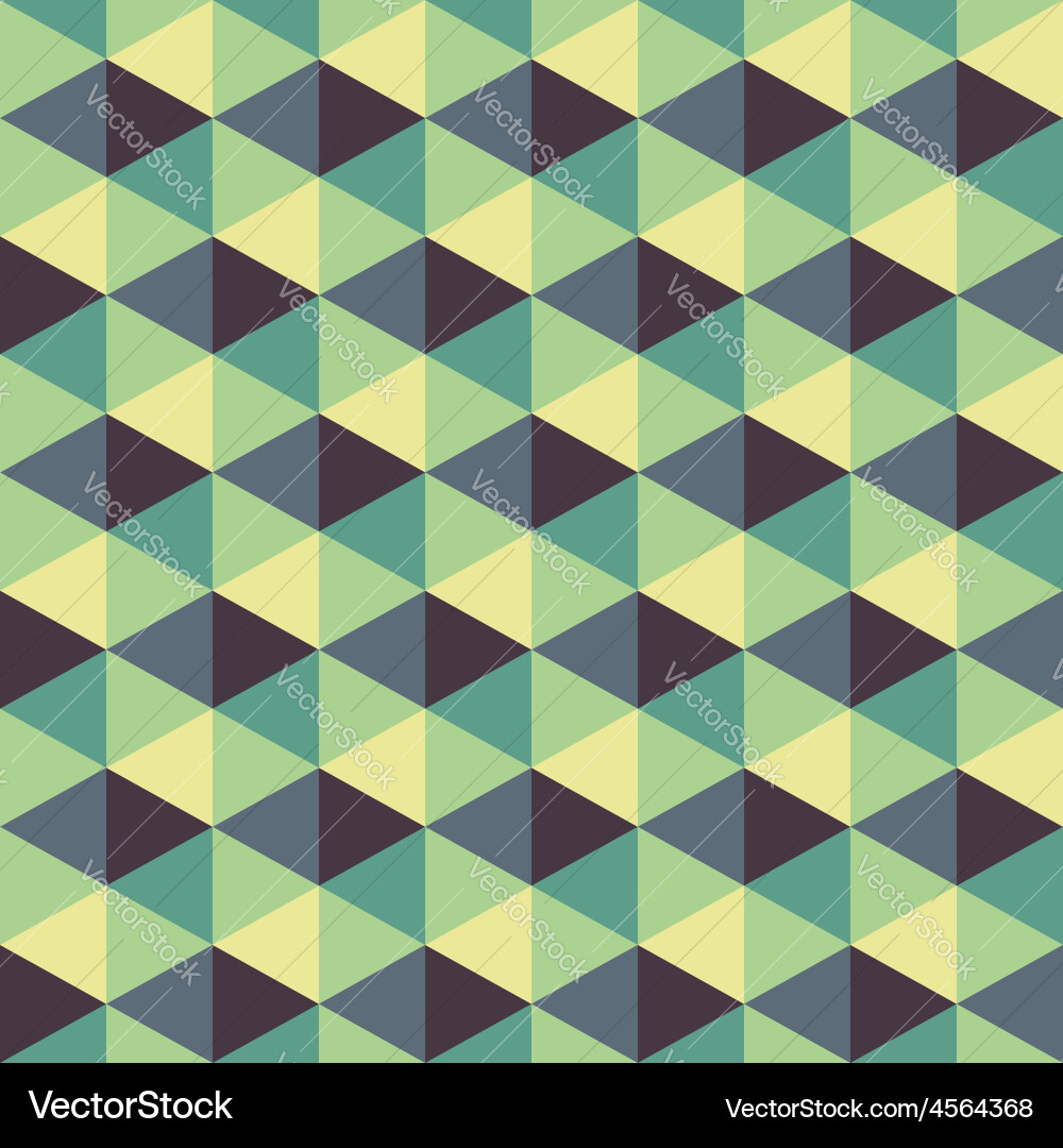 Triangular Geometric Mosaic Background vector image