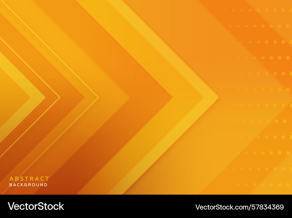 Abstract background overlapping yellow gradient Vector Image