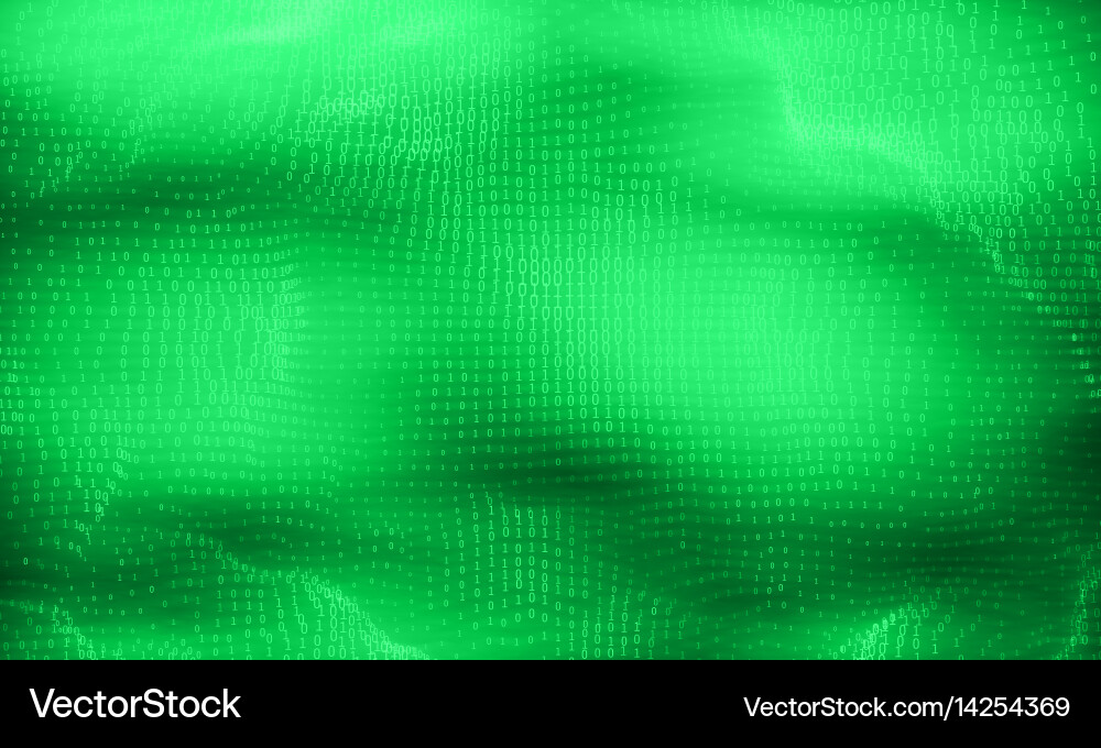 Abstract big data visualization vector image