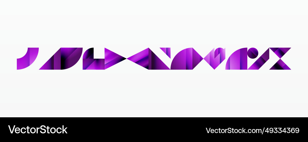 Assorted geometric shapes unite in a minimalistic Assorted geometric shapes unite in a minimalistic Vector Image