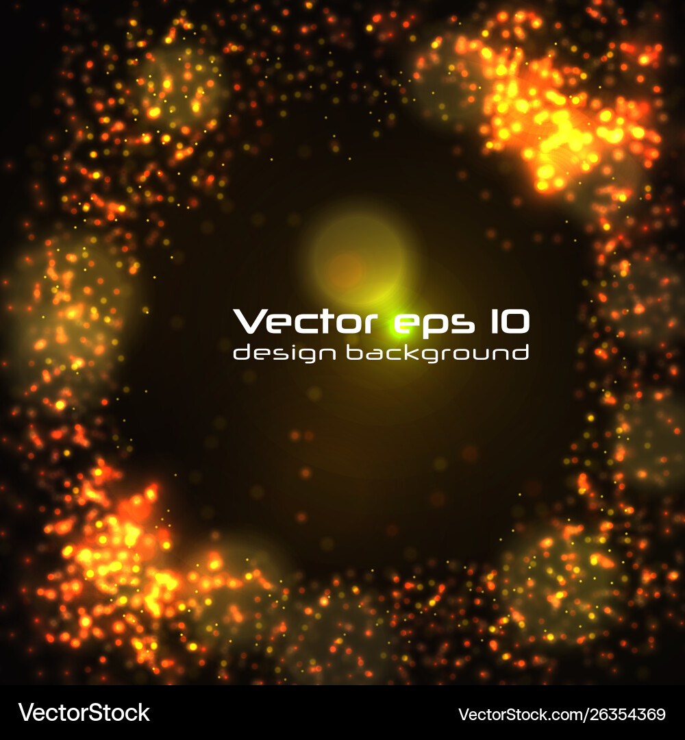 Bokeh lights background vector image