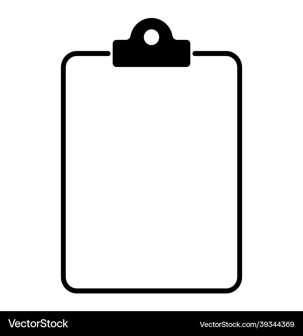 Checklist Icon - Flat Web Style Vector Image