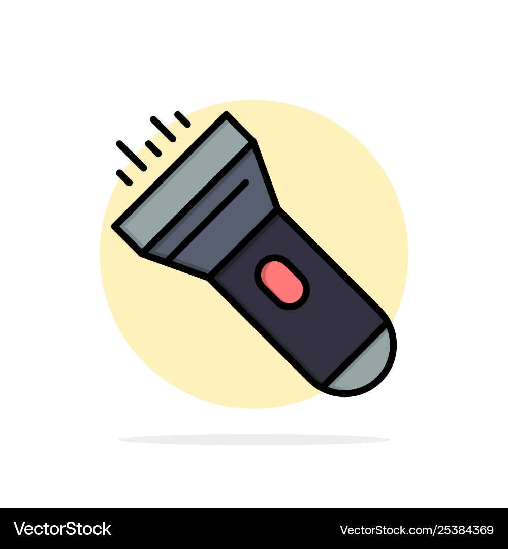Flashlight light torch flash abstract circle Flashlight light torch flash abstract circle vector image