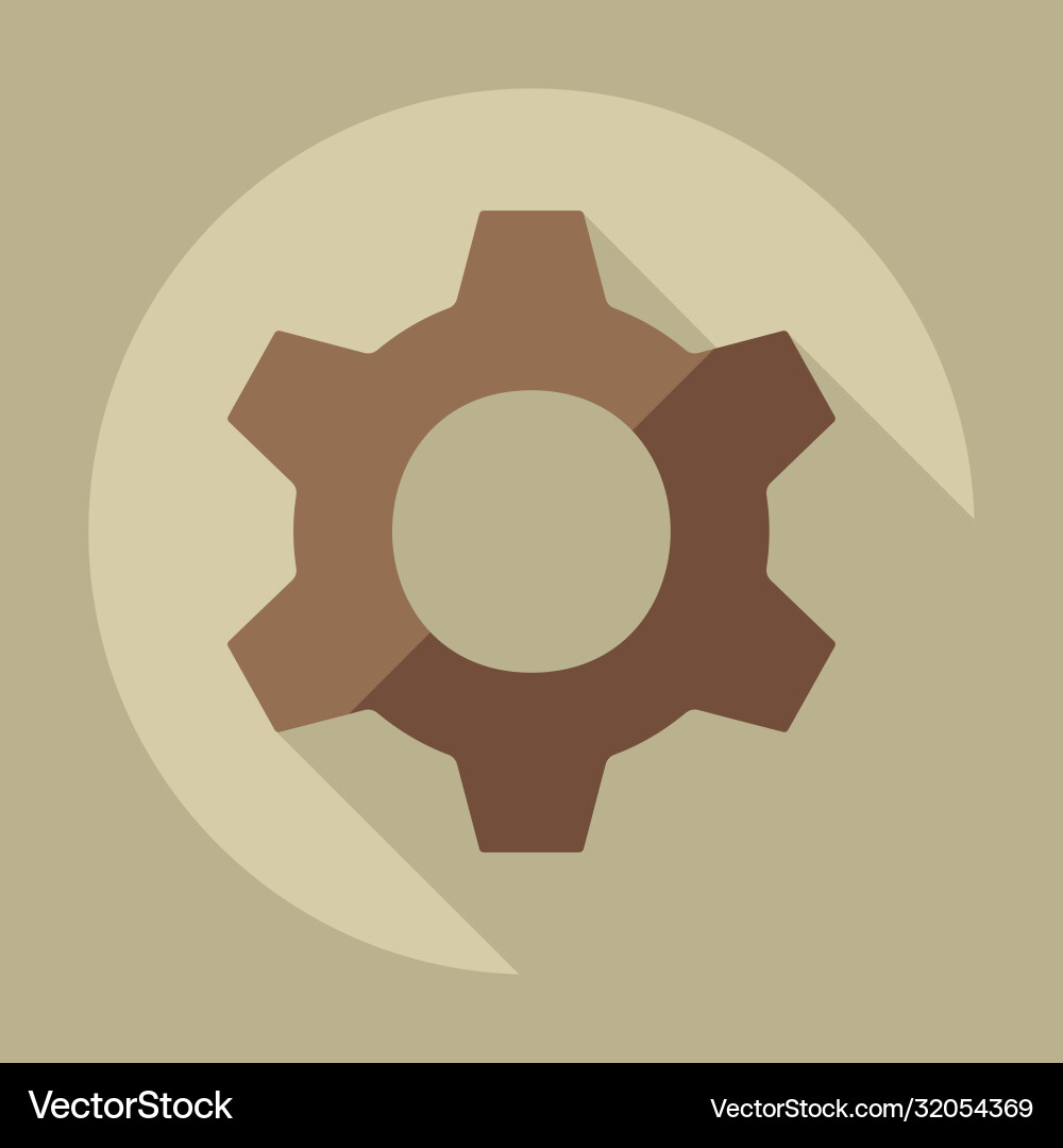 Flat modern design with shadow icon player vector image