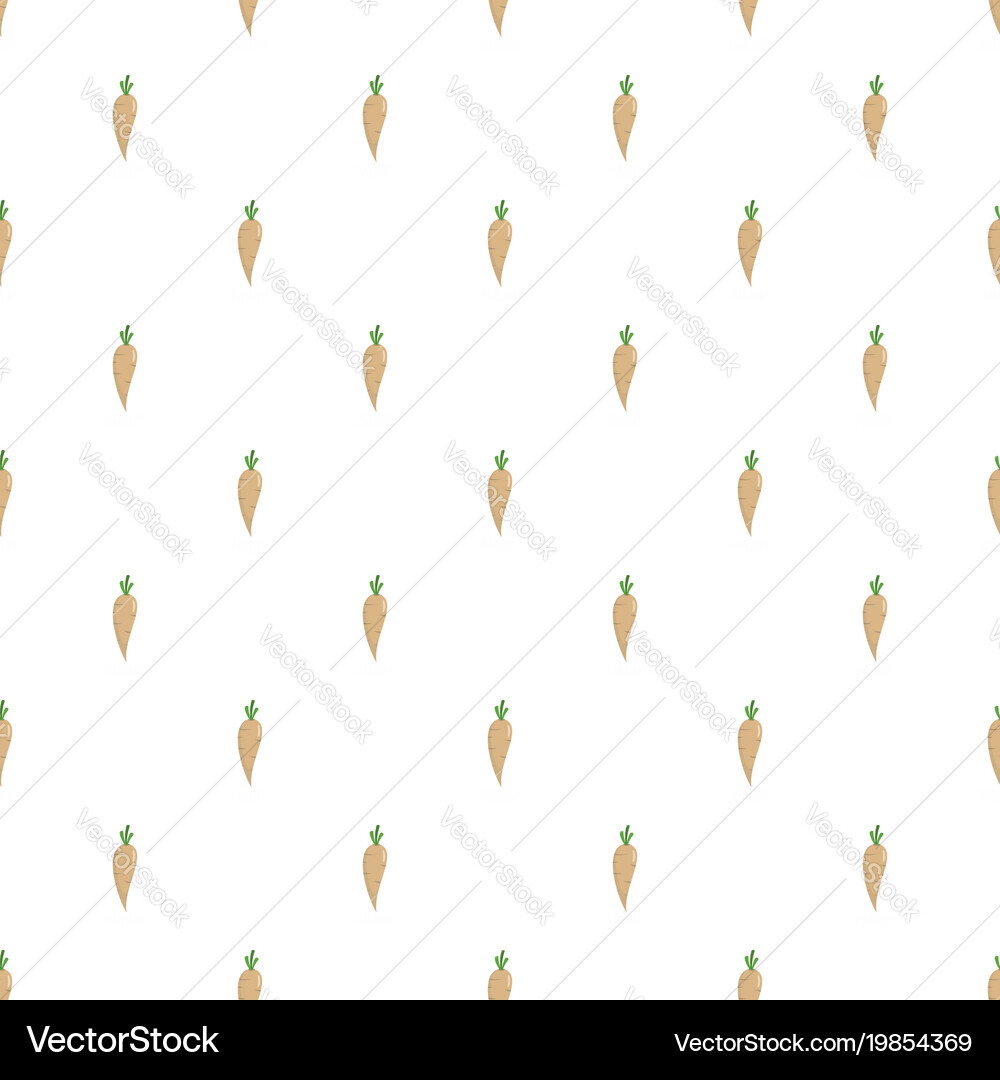 Parsnip pattern seamless vector image