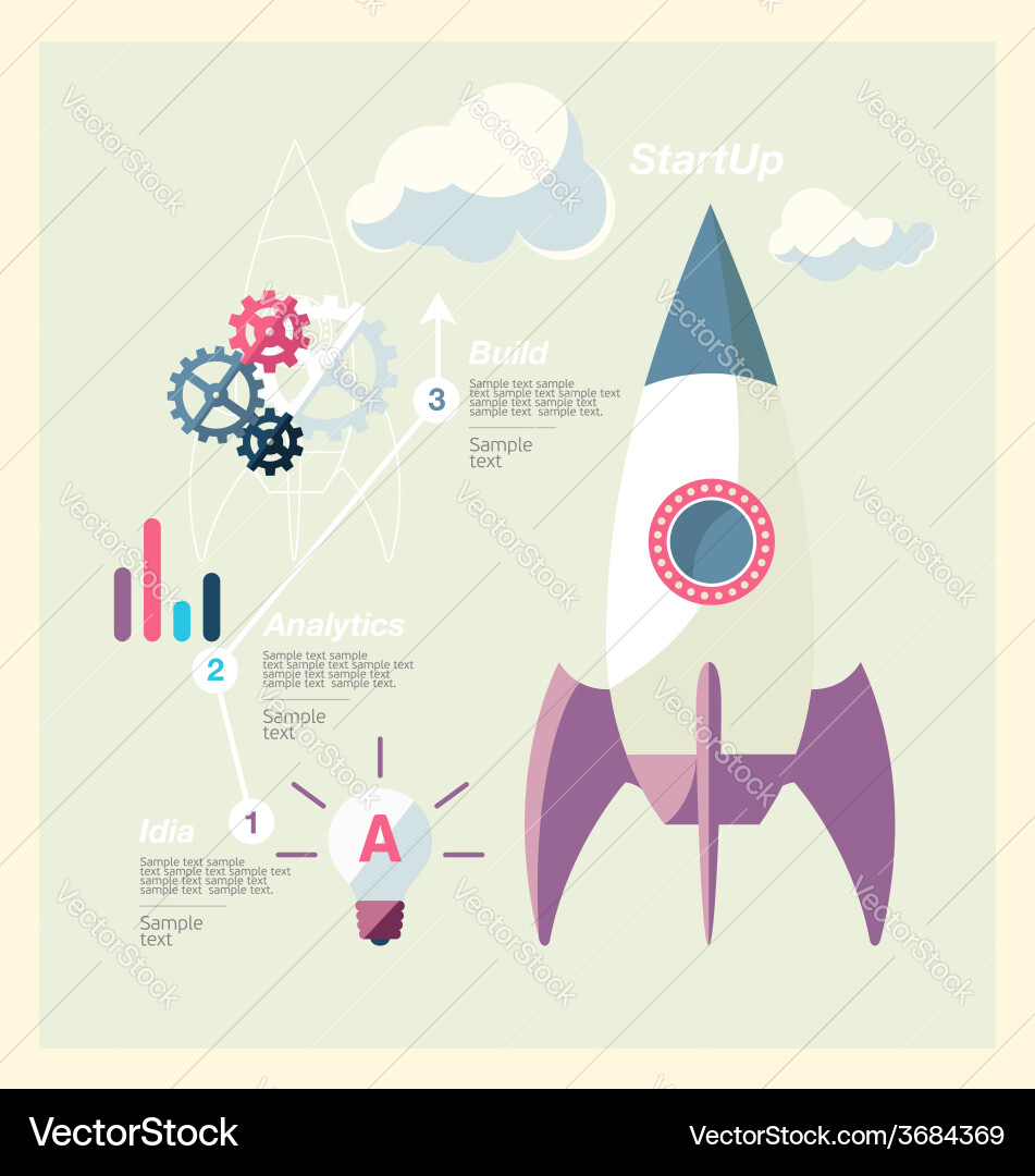 Startup Growth Concept vector image