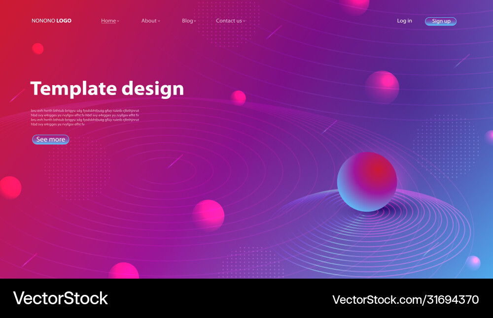 Abstract background modern design landing page Abstract background modern design landing page vector image