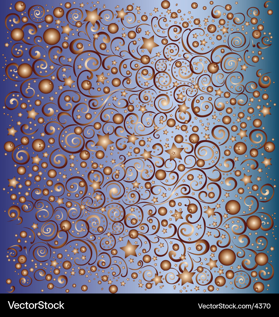 Bronze Starburst Vector Image