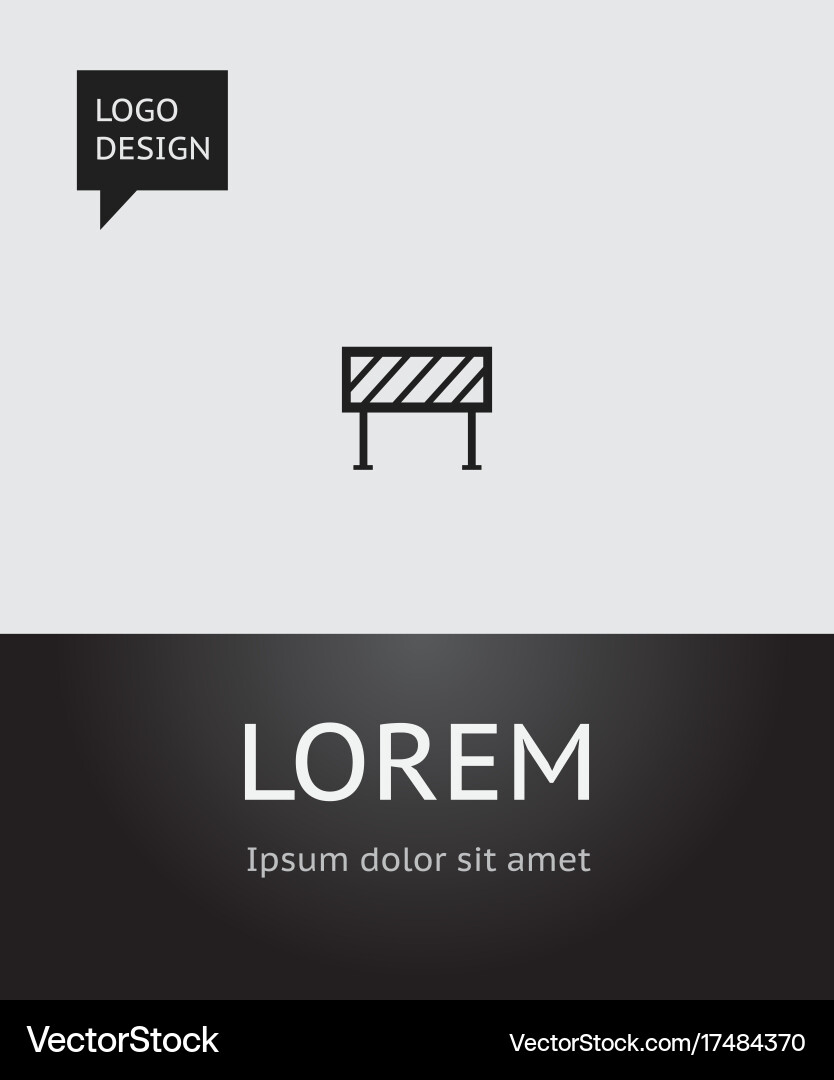 Building symbol vector image