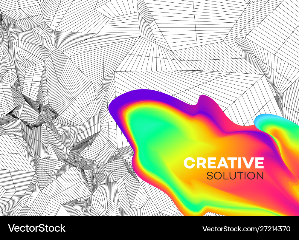 Dynamic Abstract Particle Background vector image