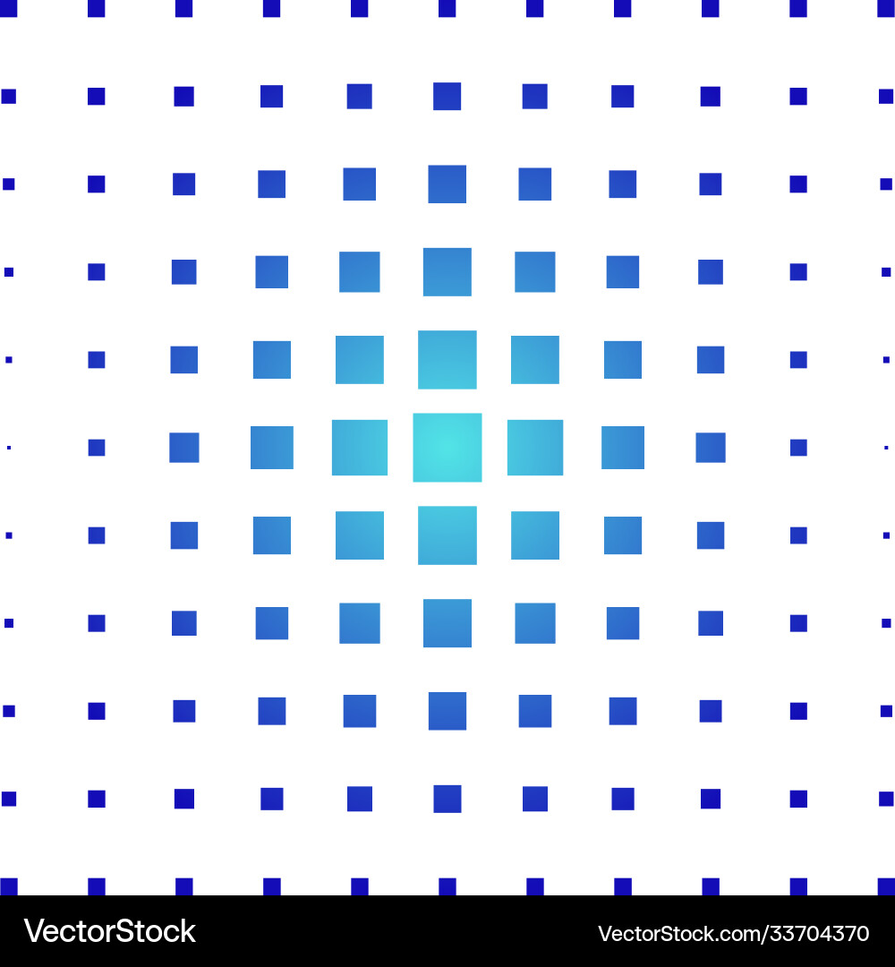 Halftone with squares fading background Halftone with squares fading background vector image