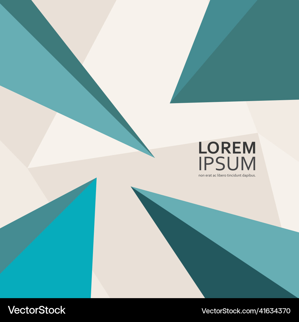 Low Poly Triangle Background vector image