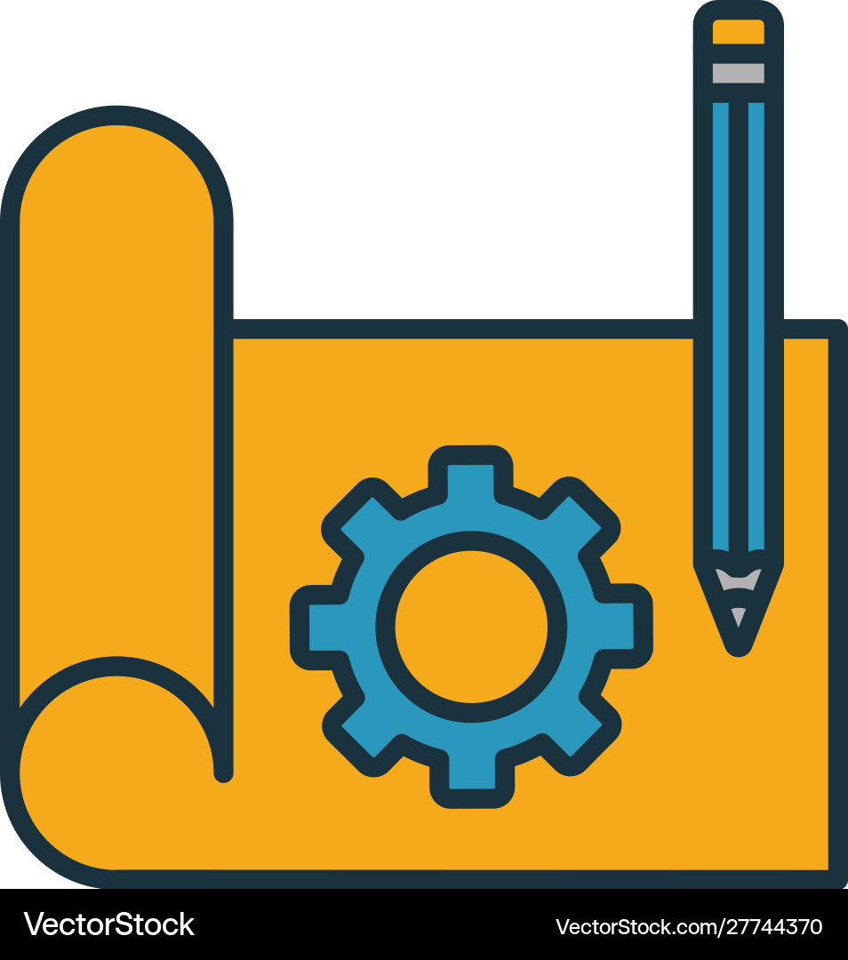 Prototyp-Symbol einfaches Element aus Start-Symbolen vektorbild