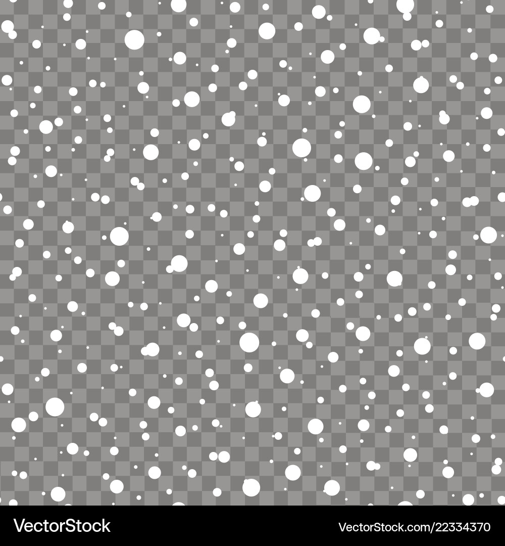 Seamless pattern with falling snow Vector Image