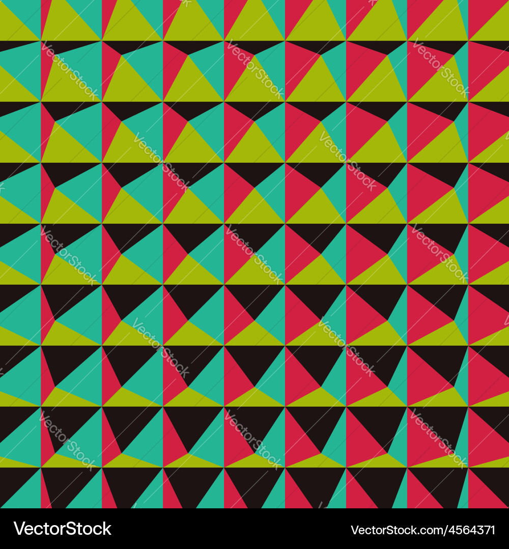 Abstract 3d geometric pattern polygonal Vector Image