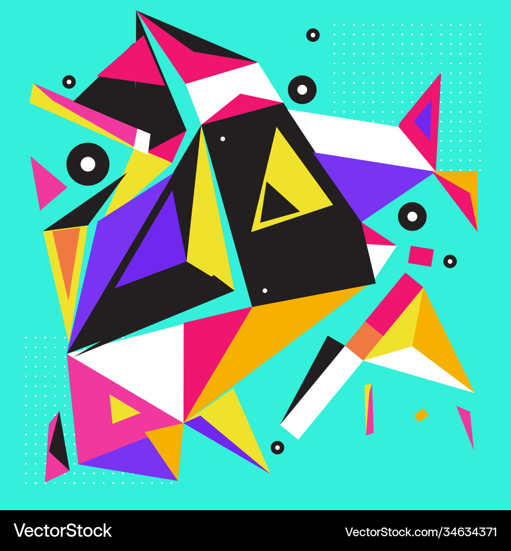 Abstract modern triangles background pattern Abstract modern triangles background pattern vector image